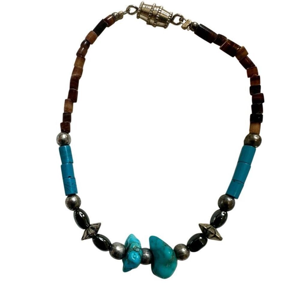Turquoise beaded bracelet